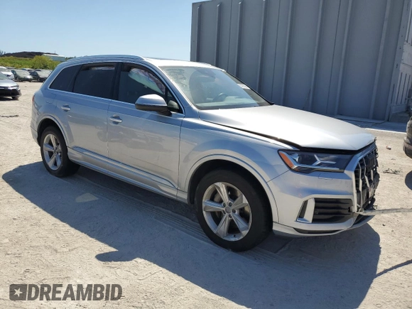 2020 Audi Q7 Premium with VIN WA1AJAF70LD009140, listed as a Copart auction lot 50980484 with 61,544 mi miles. Bid and sale history available at carsss.com. Image 4.