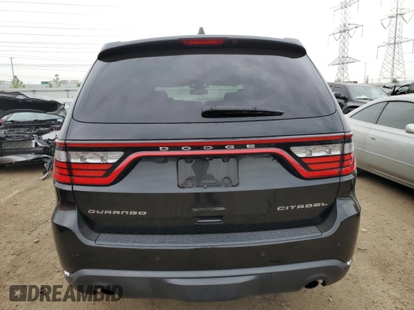 2015 Dodge Durango Citadel with VIN 1C4SDHET2FC771291, listed as a Copart auction lot 60902455 with 130,206 mi miles and Salvage title. Bid and sale history available at DreamBid. Image 6.