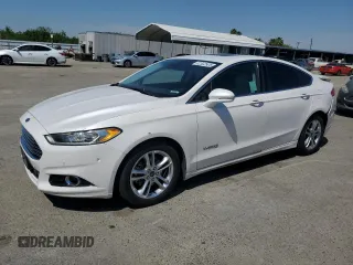 2016 Ford Fusion Titanium Hybrid with VIN 3FA6P0RU9GR145680, listed as a Copart auction lot 52532925 with 238,019 mi miles and Salvage title. Bid and sale history available at DreamBid. Image 1.