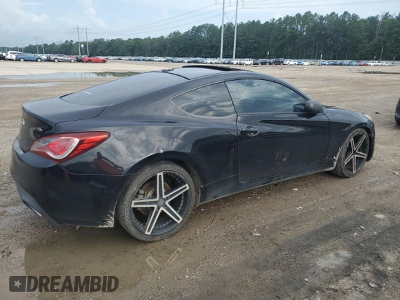 2013 Hyundai Genesis Coupe Premium with VIN KMHHT6KD7DU092473, listed as a Copart auction lot 58094385 with 114,679 mi miles and Clean title. Bid and sale history available at DreamBid. Image 3.