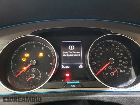 2017 Volkswagen Golf SportWagen S with VIN 3VWU17AU2HM539038, listed as a Copart auction lot 71954684 with 124,944 mi miles and Salvage Title. Bid and sale history available at carsss.com. Image 9.