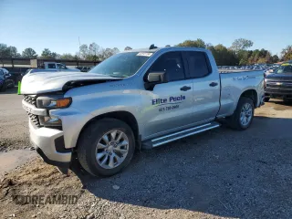 2021 Chevrolet Silverado 1500 Custom with VIN 1GCRWBEK3MZ350607, listed as a Copart auction lot 82812734 with 60,849 mi miles and Non Repairable. Bid and sale history available at DreamBid. Image 1.
