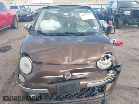 2012 FIAT 500 Gucci with VIN 3C3CFFER1CT119029, listed as a IAAI auction lot 41499274 with 78,504 mi miles. Bid and sale history available at carsss.com. Image 11.