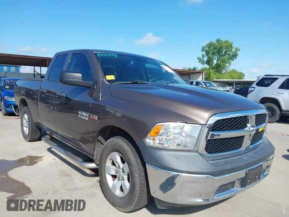 2018 Ram 1500 Tradesman with VIN 1C6RR6FT1JS305277, listed as a IAAI auction lot 42337172 with 115,307 mi miles and . Bid and sale history available at DreamBid. Image 1.