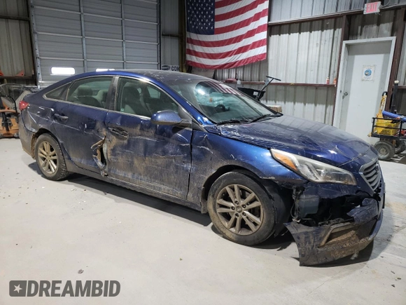 2015 Hyundai Sonata 2.4L SE with VIN 5NPE24AF2FH195816, listed as a Copart auction lot 89172935 with 205,417 mi miles and Salvage Title. Bid and sale history available at carsss.com. Image 4.