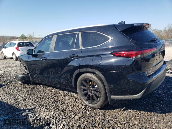 2023 Toyota Highlander L with VIN 5TDKDRAH1PS523251, listed as a Copart auction lot 87206064 with 14,605 mi miles and Salvage title. Bid and sale history available at DreamBid. Image 2.