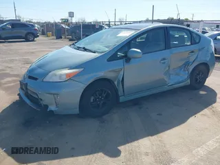 2013 Toyota Prius One with VIN JTDKN3DU4D1632511, listed as a IAAI auction lot 41834484 with 140,296 mi miles. Bid and sale history available at carsss.com. Image 2.