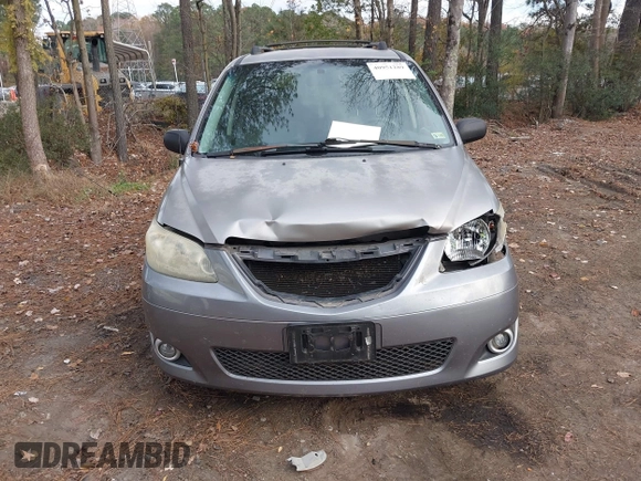 2005 Mazda MPV LX with VIN JM3LW28J650551360, listed as a IAAI auction lot 40951289 with 168,088 mi miles. Bid and sale history available at carsss.com. Image 12.