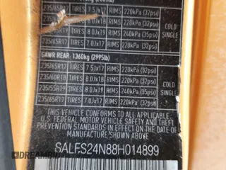 2008 Land Rover LR2 SE z VIN SALFS24N88H014899, wystawiony jako Copart lot #43229995 z przebiegiem 175 499 mil mil oraz Szkoda całkowita • Salvage title. Historia ofert i sprzedaży dostępna na DreamBid. Obrazek 16.