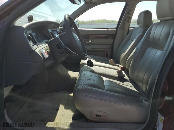 2007 Mercury Grand Marquis LS with VIN 2MEFM75V27X642659, listed as a Copart auction lot 53854085 with 90,612 mi miles and Clean Title. Bid and sale history available at carsss.com. Image 7.