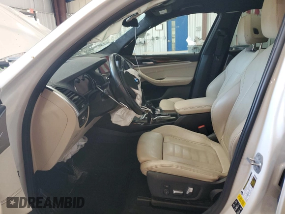 2018 BMW X3 xDrive30i with VIN 5UXTR9C5XJLD60568, listed as a Copart auction lot 54338055 with Not Provided miles and Salvage Title. Bid and sale history available at DreamBid. Image 7.