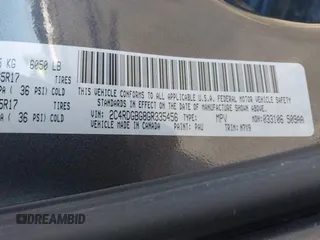 2016 Dodge Grand Caravan SE with VIN 2C4RDGBG8GR335456, listed as a IAAI auction lot 41537809 with 125,081 mi miles and . Bid and sale history available at DreamBid. Image 9.