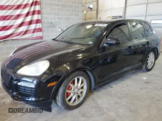 2008 Porsche Cayenne GTS with VIN WP1AD29P28LA73318, listed as a Copart auction lot 80057694 with 98,700 mi miles and Salvage title. Bid and sale history available at DreamBid. Image 1.