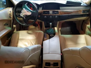 2006 BMW 5 Series 530xi with VIN WBANF73596CU21336, listed as a Copart auction lot 52828545 with 166,092 mi miles and Salvage Title. Bid and sale history available at DreamBid. Image 8.