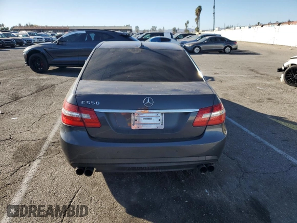 2011 Mercedes-Benz E 550 Luxury with VIN WDDHF7CBXBA307881, listed as a Copart auction lot 84961394 with 192,563 mi miles and Salvage Title. Bid and sale history available at DreamBid. Image 6.