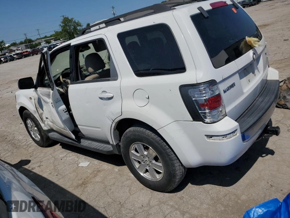 2008 Mercury Mariner with VIN 4M2CU81158KJ13802, listed as a Copart auction lot 57981485 with 109,225 mi miles and Salvage title. Bid and sale history available at DreamBid. Image 2.