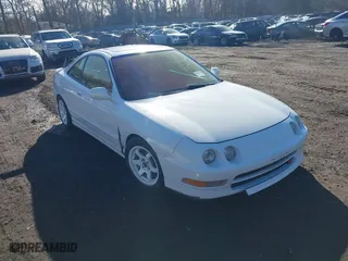 1997 Acura Integra LS with VIN JH4DC4456VS015313, listed as a IAAI auction lot 41528361 with 109,242 mi miles. Bid and sale history available at carsss.com. Image 1.