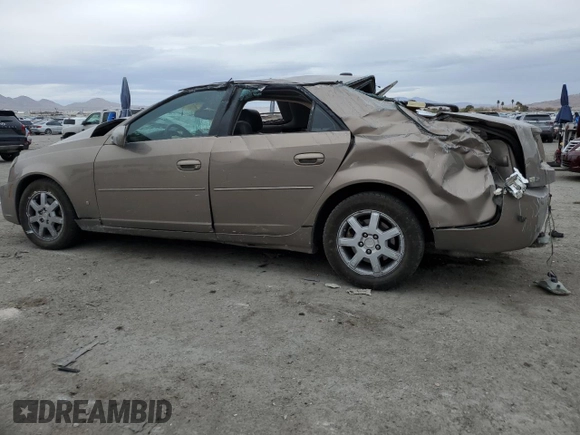 2006 Cadillac CTS with VIN 1G6DM57T760152923, listed as a Copart auction lot 48122565 with 0 mi miles and Salvage Title. Bid and sale history available at carsss.com. Image 2.