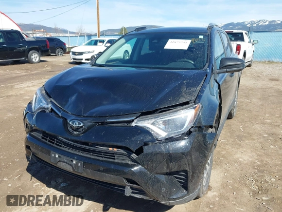 2017 Toyota RAV4 LE with VIN 2T3BFREV2HW543163, listed as a IAAI auction lot 41875755 with 96,398 mi miles and . Bid and sale history available at carsss.com. Image 6.