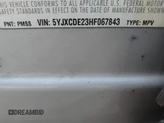 2017 Tesla Model X 90D z VIN 5YJXCDE23HF067843, wystawiony jako IAAI lot #42347649 z przebiegiem Nie podano mil oraz . Historia ofert i sprzedaży dostępna na DreamBid. Obrazek 9.