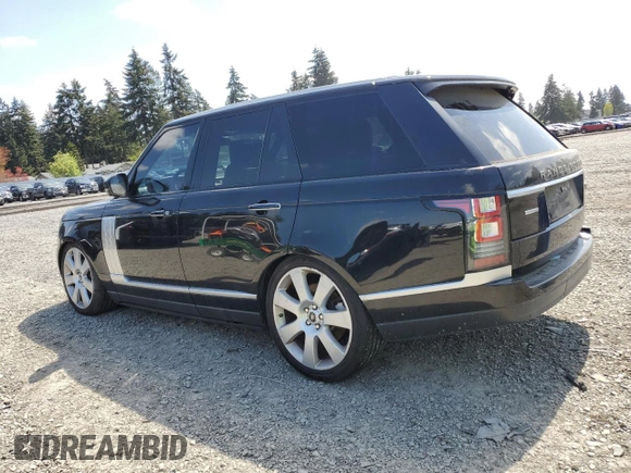 2013 Land Rover Range Rover Autobiography z VIN SALGV2EF0DA117059, wystawiony jako Copart lot #55327315 z przebiegiem 129 527 mil mil oraz Czysty tytuł • Clean title. Historia ofert i sprzedaży dostępna na DreamBid. Obrazek 2.