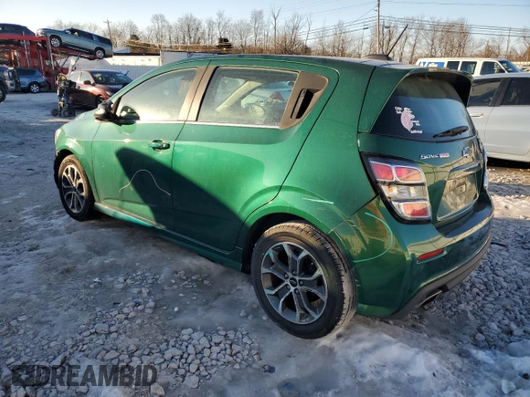 2018 Chevrolet Sonic LT with VIN 1G1JD6SB3J4108092, listed as a Copart auction lot 42519055 with Not provided miles and Non repairable. Bid and sale history available at DreamBid. Image 2.