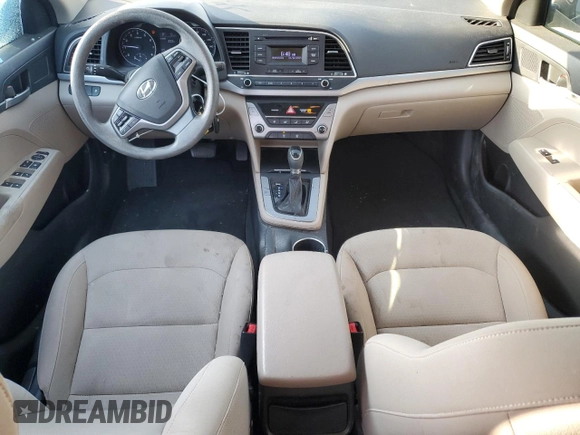 2017 Hyundai Elantra SE with VIN KMHD74LFXHU399021, listed as a Copart auction lot 51452275 with 70,500 mi miles and Salvage title. Bid and sale history available at DreamBid. Image 8.