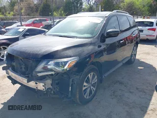 2017 Nissan Pathfinder Platinum with VIN 5N1DR2MN1HC905233, listed as a IAAI auction lot 41937330 with 117,326 mi miles. Bid and sale history available at carsss.com. Image 18.
