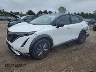 2024 Nissan ARIYA Platinum+ with VIN JN1DF0CD7RM732374, listed as a Copart auction lot 72541084 with 7,262 mi miles and Salvage title. Bid and sale history available at DreamBid. Image 1.