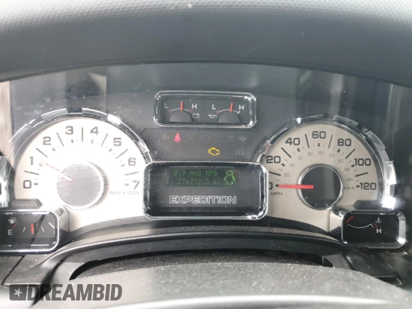 2010 Ford Expedition Max Limited with VIN 1FMJK2A50AEB67916, listed as a Copart auction lot 48482995 with 276,712 mi miles and Salvage title. Bid and sale history available at DreamBid. Image 9.
