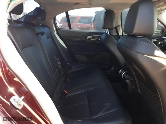 2017 Alfa Romeo Giulia with VIN ZARFAEDN3H7558735, listed as a Copart auction lot 74131784 with 0 mi miles and Salvage Title. Bid and sale history available at carsss.com. Image 10.