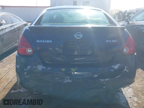 2007 Nissan Maxima 3.5 SE with VIN 1N4BA41E87C814550, listed as a IAAI auction lot 41753211 with 171,740 mi miles. Bid and sale history available at carsss.com. Image 15.