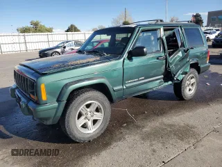 2000 Jeep Cherokee Classic with VIN 1J4FF58S9YL208281, listed as a Copart auction lot 53745945 with 162,856 mi miles and Salvage title. Bid and sale history available at DreamBid. Image 1.