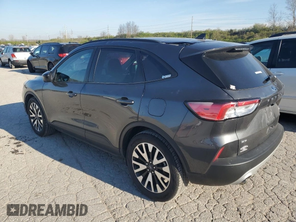 2020 Ford Escape SE Sport Hybrid with VIN 1FMCU0BZ1LUC14713, listed as a Copart auction lot 48521824 with 49,549 mi miles and Salvage Title. Bid and sale history available at carsss.com. Image 2.