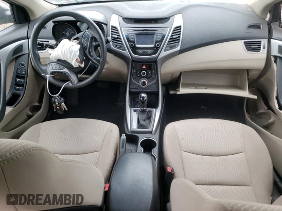 2015 Hyundai Elantra SE z VIN 5NPDH4AE2FH573974, wystawiony jako Copart lot #55944695 z przebiegiem Nie podano mil oraz Szkoda całkowita • Salvage title. Historia ofert i sprzedaży dostępna na DreamBid. Obrazek 8.