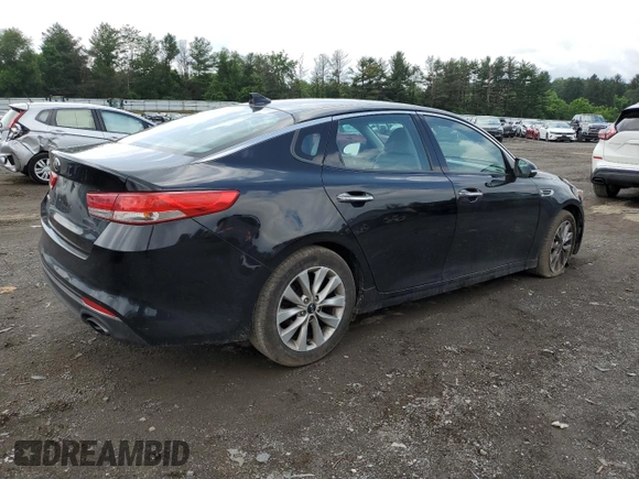 2017 Kia Optima EX with VIN 5XXGU4L3XHG143659, listed as a Copart auction lot 59773115 with 66,001 mi miles and Salvage title. Bid and sale history available at DreamBid. Image 3.