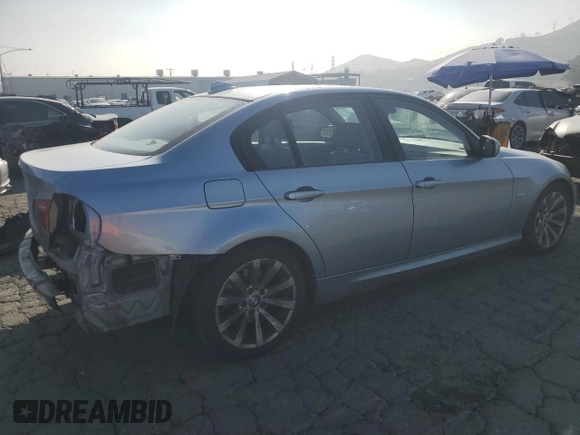 2011 BMW 3 Series 328i with VIN WBAPH7G57BNM59787, listed as a Copart auction lot 83595504 with 152,106 mi miles and Salvage Title. Bid and sale history available at carsss.com. Image 3.