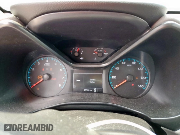 2017 Chevrolet Colorado 4WD WT with VIN 1GCGTBEN1H1237267, listed as a Copart auction lot 57251995 with 90,788 mi miles and Salvage title. Bid and sale history available at DreamBid. Image 9.