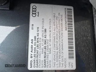 2019 Audi Q5 Prestige with VIN WA1CNAFY2K2044536, listed as a Copart auction lot 67229515 with 163,871 mi miles and Clean title. Bid and sale history available at DreamBid. Image 10.