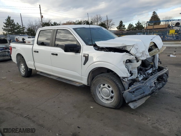 2024 Ford F-150 XL with VIN 1FTFW1L5XRKE05208, listed as a Copart auction lot 83982634 with 5,444 mi miles and Salvage Title. Bid and sale history available at carsss.com. Image 4.