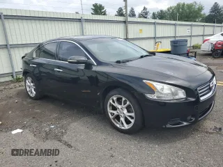 2014 Nissan Maxima S with VIN 1N4AA5AP2EC907337, listed as a Copart auction lot 63663415 with 52,260 mi miles and Salvage title. Bid and sale history available at DreamBid. Image 4.