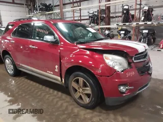 2015 Chevrolet Equinox LTZ with VIN 2GNFLHE33F6271001, listed as a IAAI auction lot 41405050 with 155,781 mi miles. Bid and sale history available at carsss.com. Image 1.