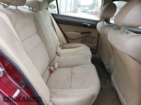 2008 Honda Civic LX with VIN 1HGFA165X8L091015, listed as a Copart auction lot 54551435 with 284,294 mi miles and Clean Title. Bid and sale history available at DreamBid. Image 10.