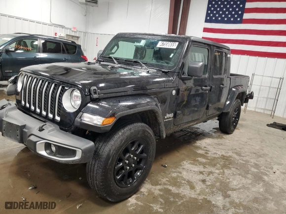 2023 Jeep Gladiator Overland with VIN 1C6HJTFG3PL566496, listed as a Copart auction lot 47558655 with 27,108 mi miles and Clean Title. Bid and sale history available at carsss.com. Image 1.
