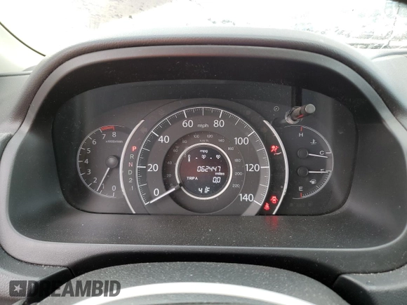 2013 Honda CR-V EX-L with VIN 5J6RM4H71DL014069, listed as a Copart auction lot 80437834 with 62,447 mi miles and Salvage Title. Bid and sale history available at carsss.com. Image 9.