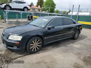 2005 Audi A8 z VIN WAUML44E35N008980, wystawiony jako Copart lot #56975285 z przebiegiem 321 129 mil mil oraz Szkoda całkowita • Salvage title. Historia ofert i sprzedaży dostępna na DreamBid. Obrazek 1.