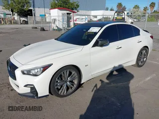 2020 Infiniti Q50 Edition 30 with VIN JN1EV7AP2LM200941, listed as a IAAI auction lot 41847776 with 70,349 mi miles and . Bid and sale history available at DreamBid. Image 18.