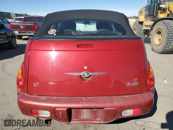 2005 Chrysler PT Cruiser GT with VIN 3C3AY75S55T621104, listed as a Copart auction lot 74982844 with 131,474 mi miles and Salvage Title. Bid and sale history available at carsss.com. Image 6.