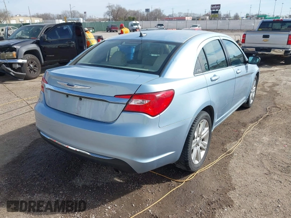 2012 Chrysler 200 Touring with VIN 1C3CCBBG5CN328715, listed as a IAAI auction lot 41801604 with 119,213 mi miles. Bid and sale history available at carsss.com. Image 4.