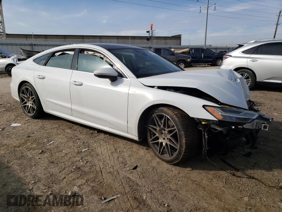 2019 Audi A7 Prestige with VIN WAUV2AF22KN067152, listed as a Copart auction lot 43466334 with 0 mi miles. Bid and sale history available at carsss.com. Image 4.